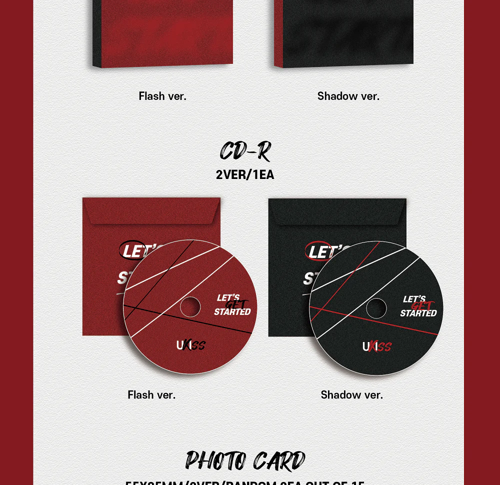 UKISS - 13th Mini Album Let's Get Started CD+Pre-Order Gift - Image 3