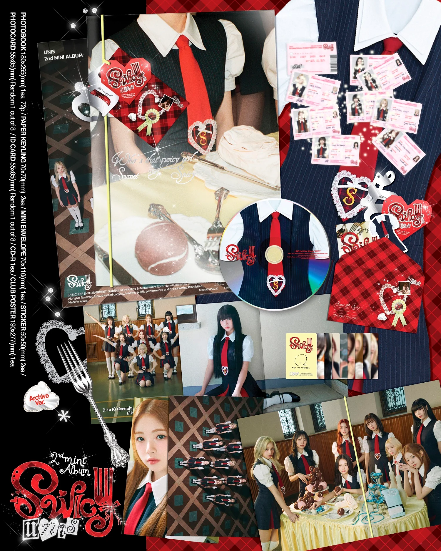 Unis - 2nd Mini Album Swicy Archive version CD - Image 2