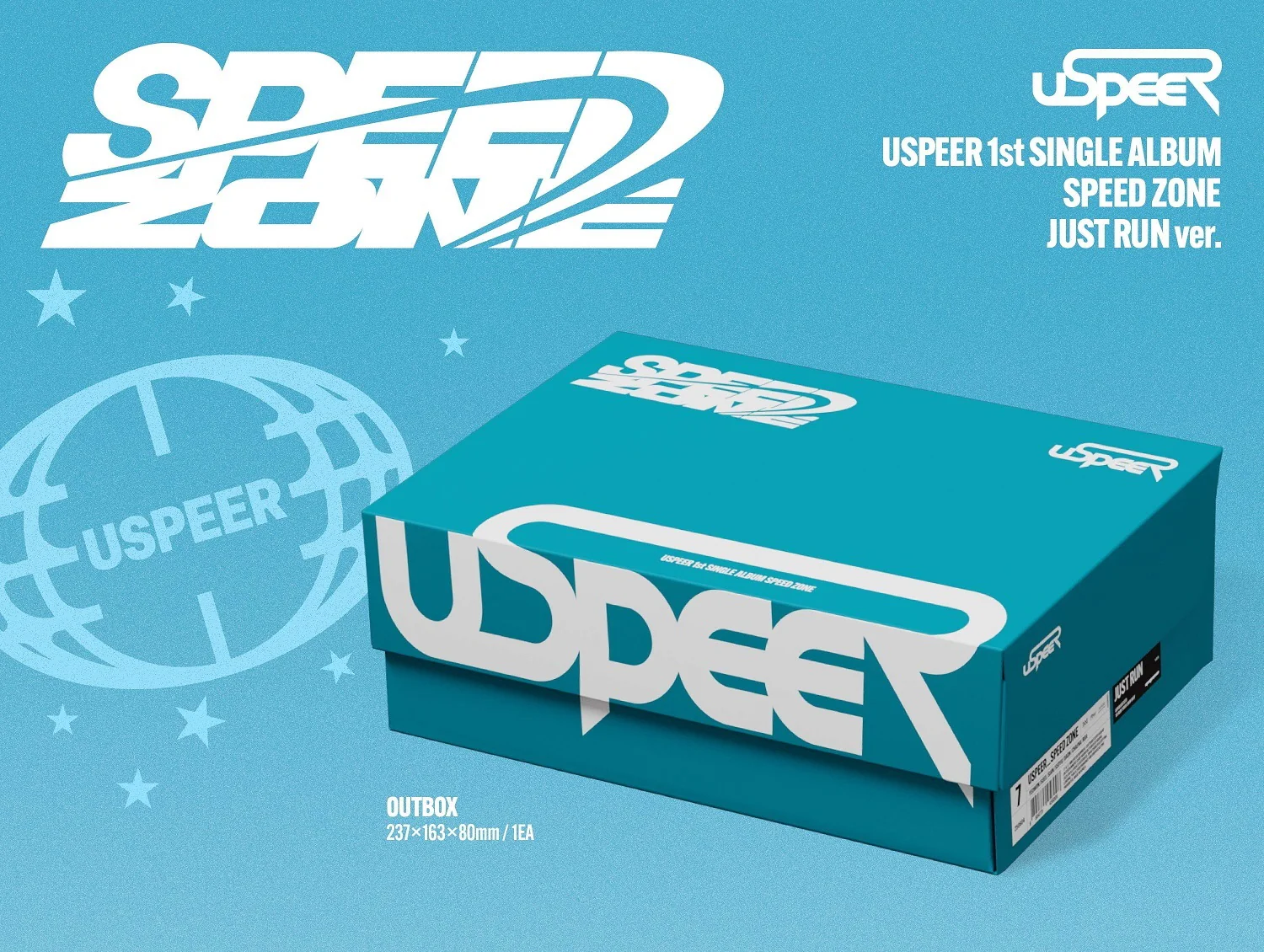 USPEER - 1st Single Album SPEED ZONE CD - Image 2