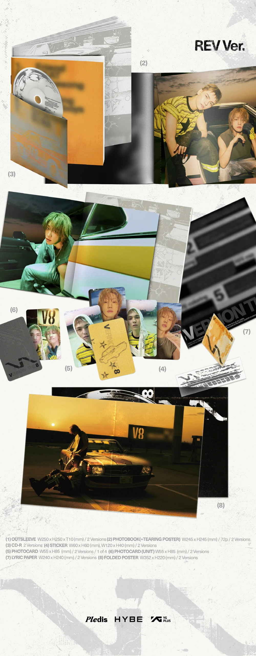 V8 Seventeen - 1st Mini Album V8 CD - Image 3