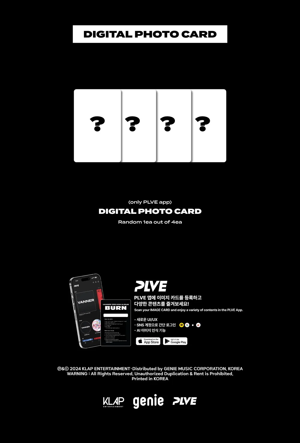 VANNER - 3rd Mini Album Burn PLVE version - Image 5