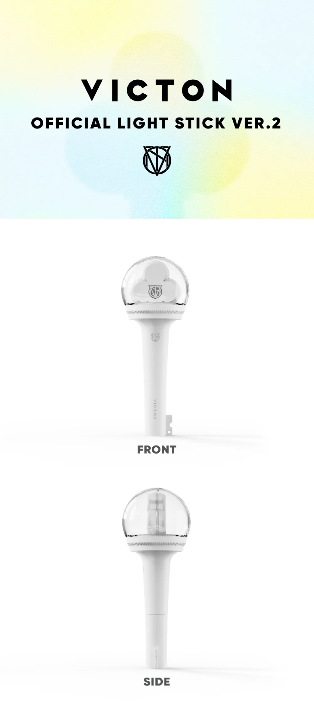 VICTON - OFFICIAL LIGHT STICK VER.2 FANLIGHT ALICE + POB PHOTOCARD SET - Image 2