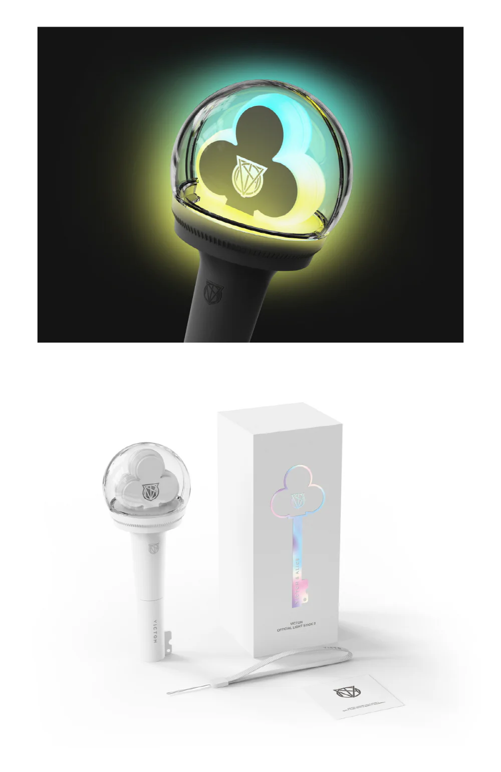 VICTON - OFFICIAL LIGHT STICK VER.2 FANLIGHT ALICE + POB PHOTOCARD SET - Image 3