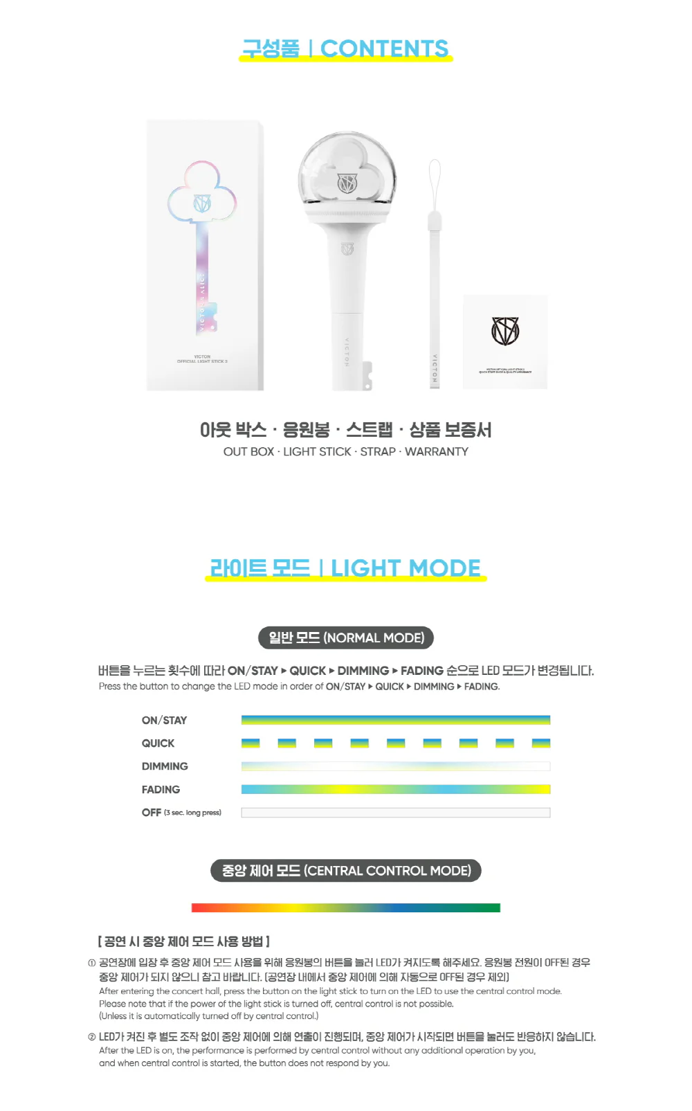 VICTON - OFFICIAL LIGHT STICK VER.2 FANLIGHT ALICE + POB PHOTOCARD SET - Image 4