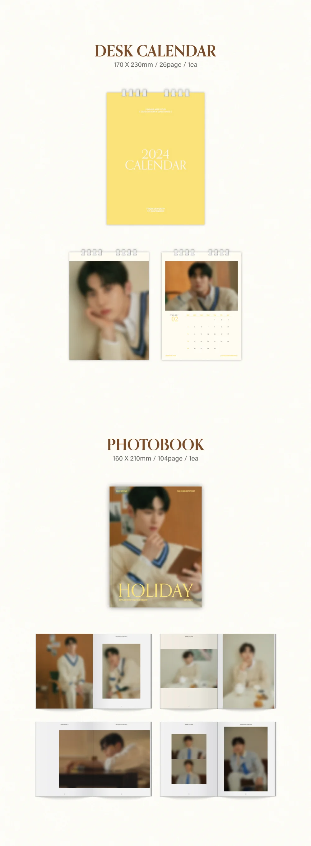 HWANG MIN HYUN - 2024 SEASON'S GREETINGS [HOLIDAY] - Image 3