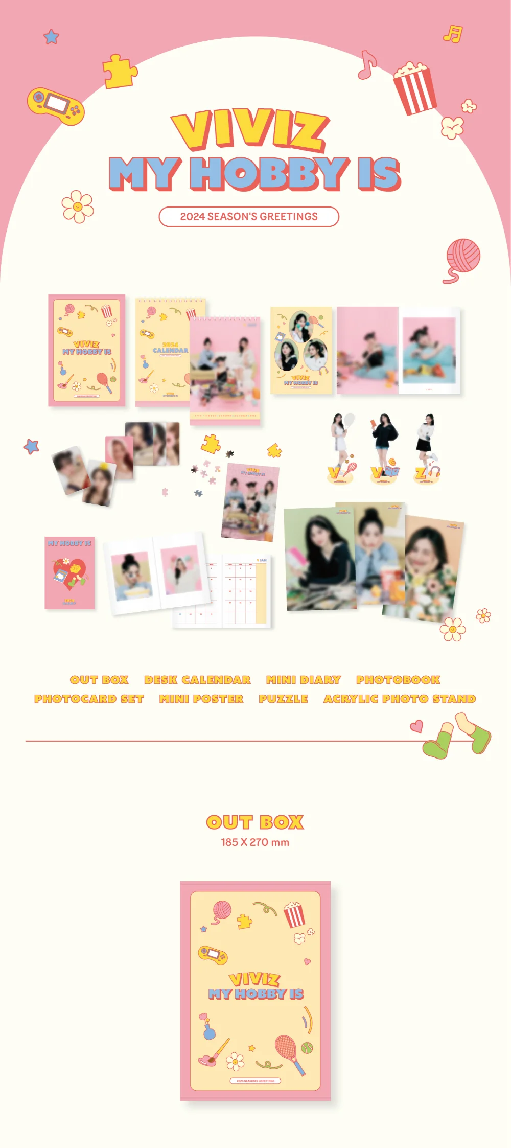 VIVIZ - 2024 SEASON'S GREETINGS [MY HOBBY IS] + Pre-Order Benefit - Image 2