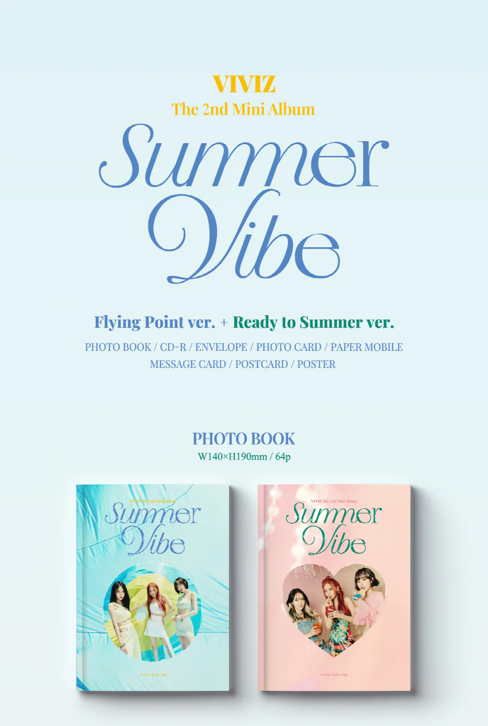 VIVIZ GFRIEND - Summer Vibe [Photobook ver.] 2nd Mini Album - Image 2