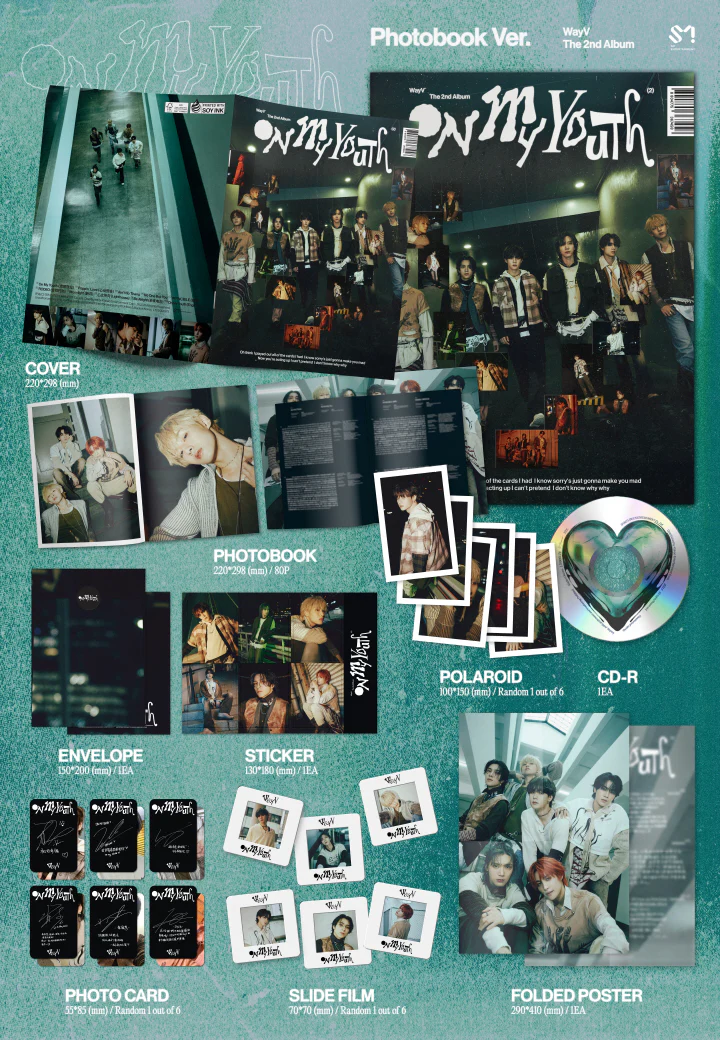 WayV - 2nd Album On My Youth [Photobook Ver.] - Image 2