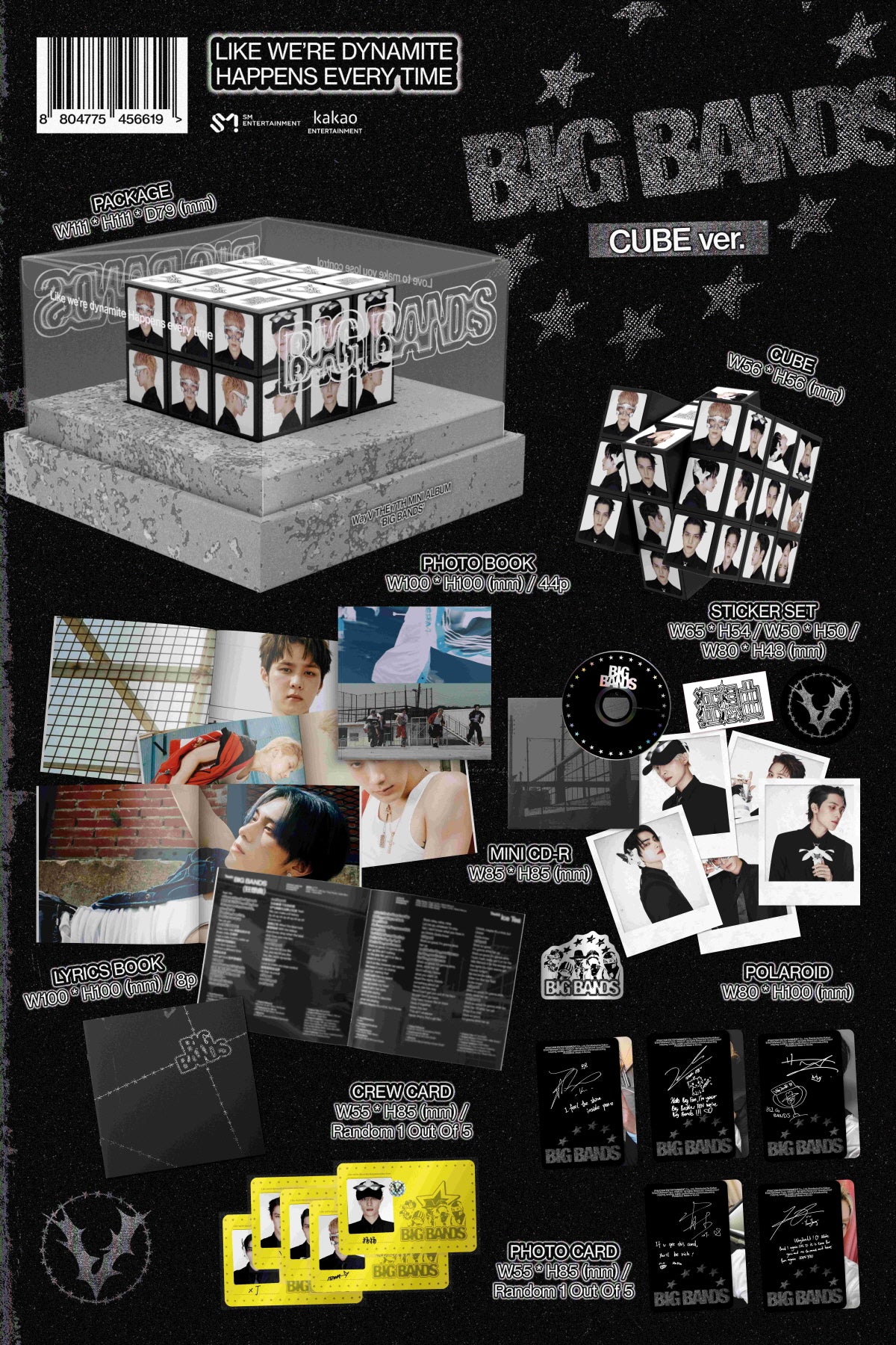WayV - BIG BANDS [CUBE Ver.] 7th Mini Album - Image 2