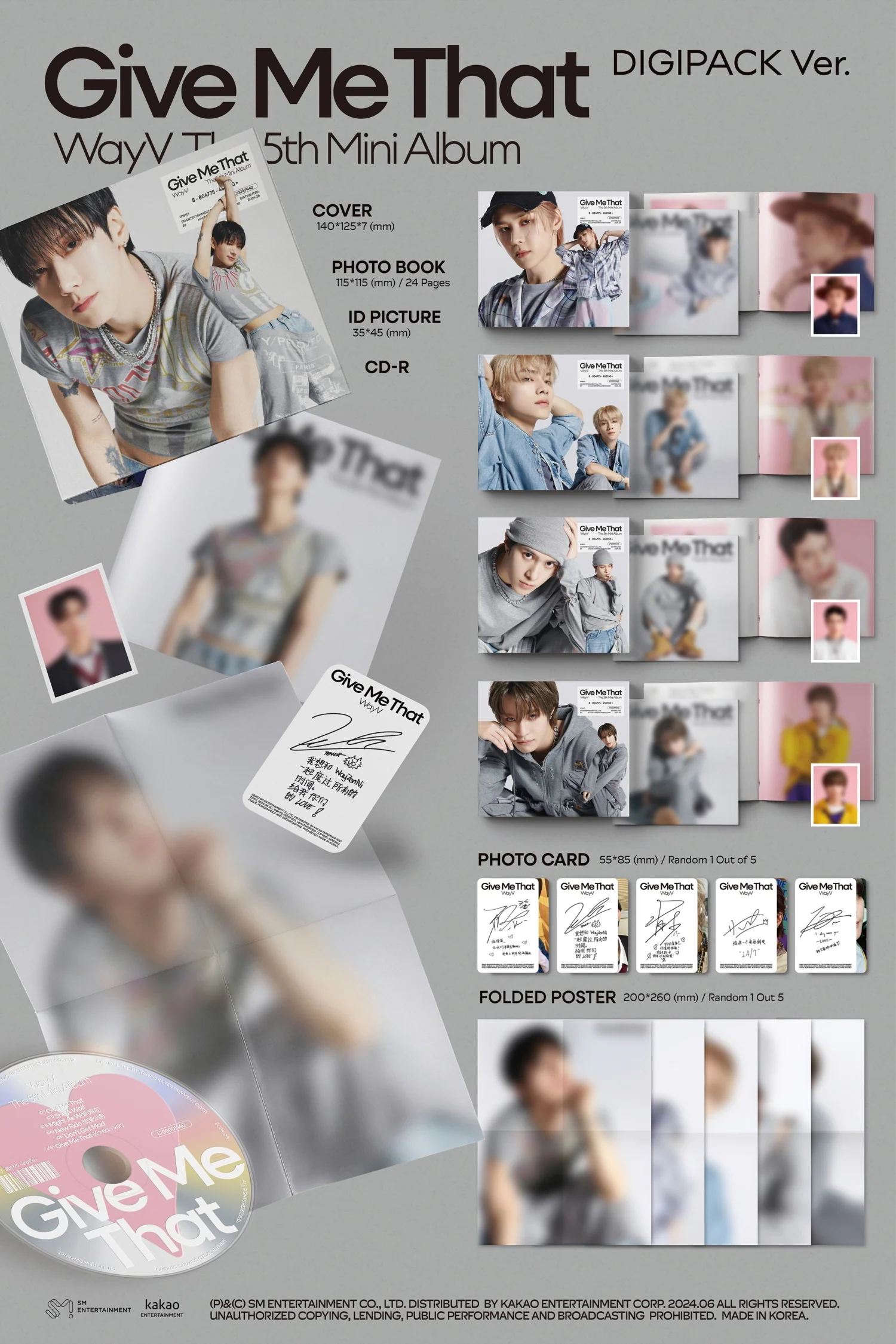 WayV - Give Me That [Digipack Ver.] Album - Image 2