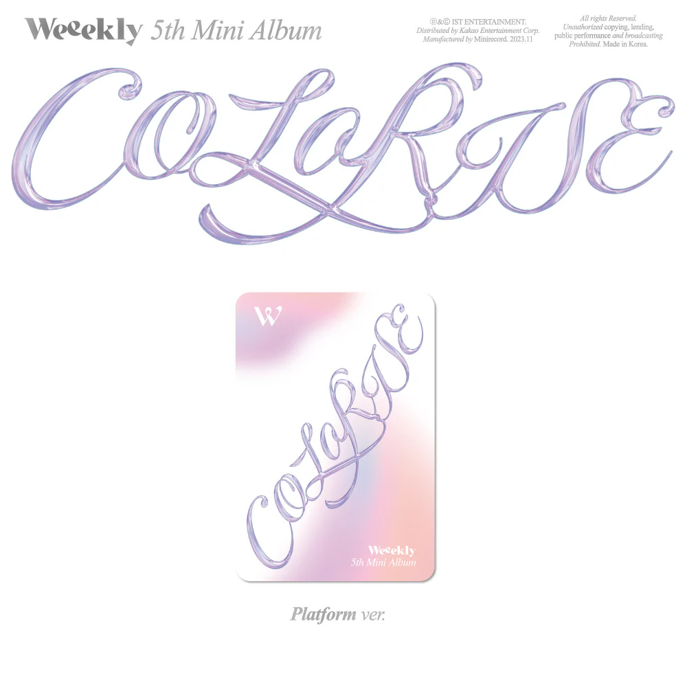 Weeekly - 5th Mini Album ColoRise [Platform Ver.]