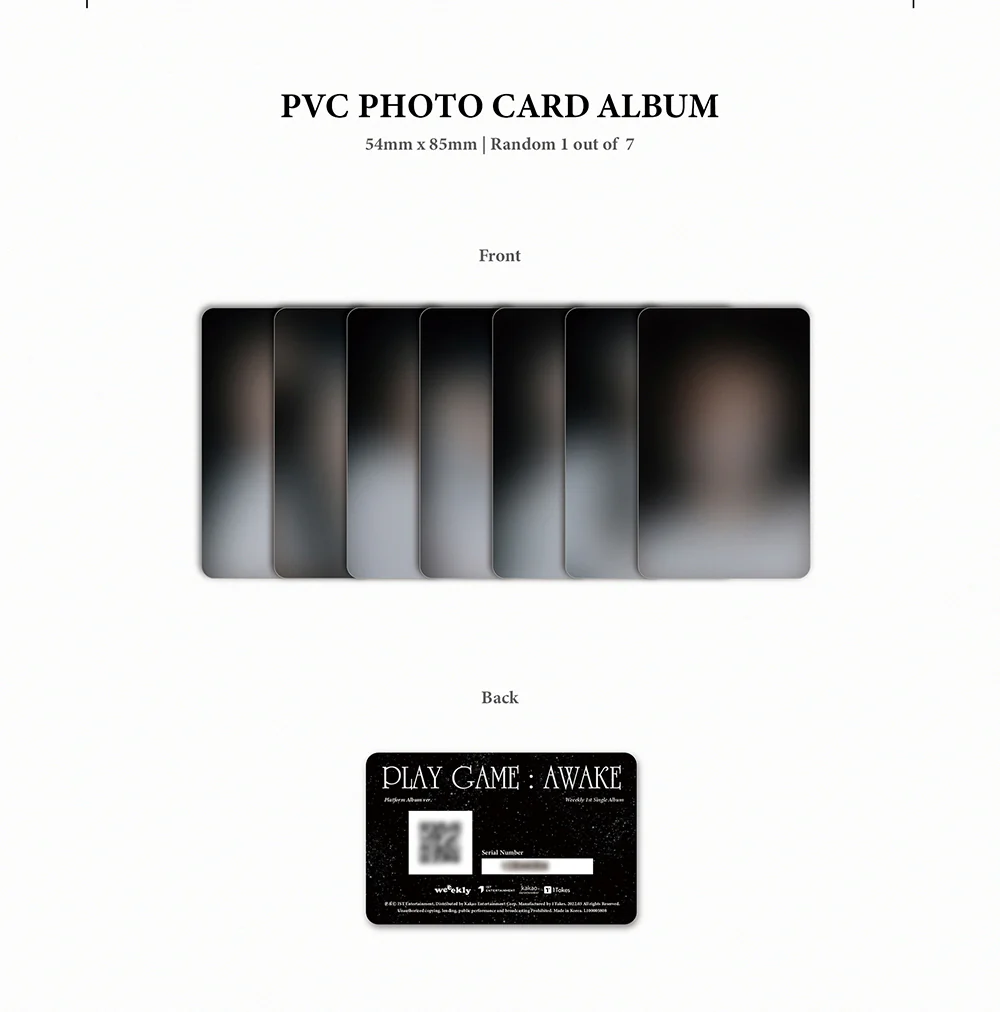 Weeekly -  Play Game : AWAKE [Platform Album ver.]+Extra Photocards Set - Image 3
