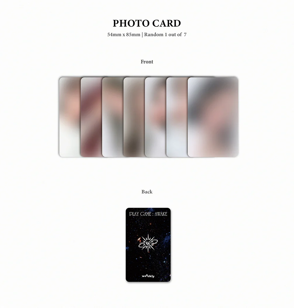 Weeekly -  Play Game : AWAKE [Platform Album ver.]+Extra Photocards Set - Image 4