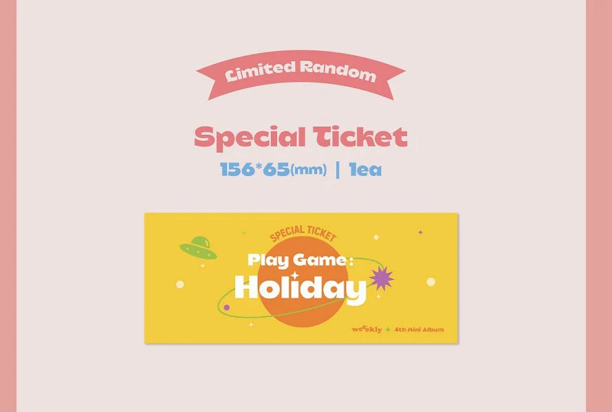 WEEEKLY - Play Game:Holiday (4th Mini) CD+Photobook+Photocard+Free Gift - Image 7