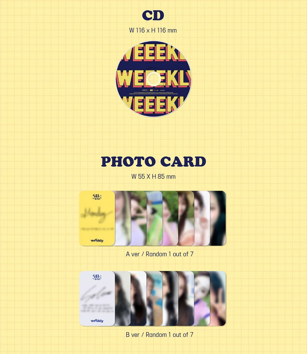 WEEEKLY - We are (1st Mini Album) - Image 4