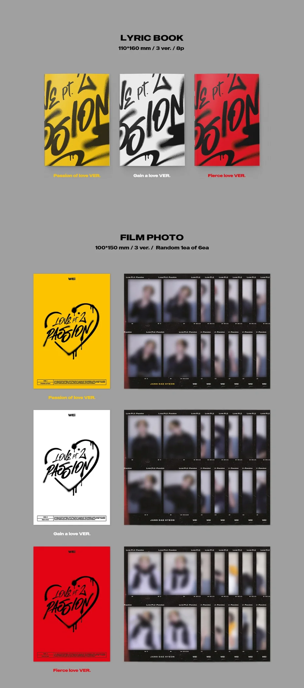 WEi - Love Pt.2 : Passion (5th Mini Album) - Image 4