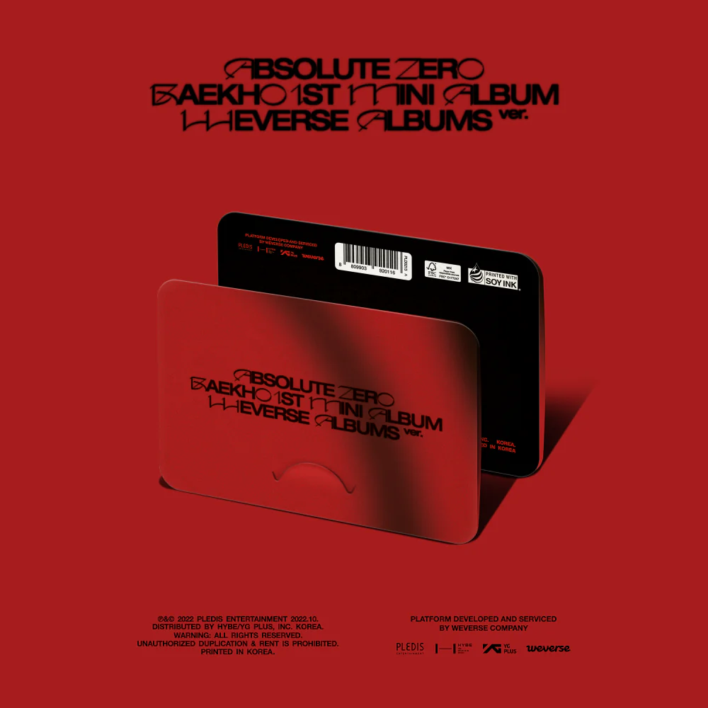 [WEVERSE ALBUM] BAEKHO - 1st Mini Album Absolute Zero Weverse Albums ver.