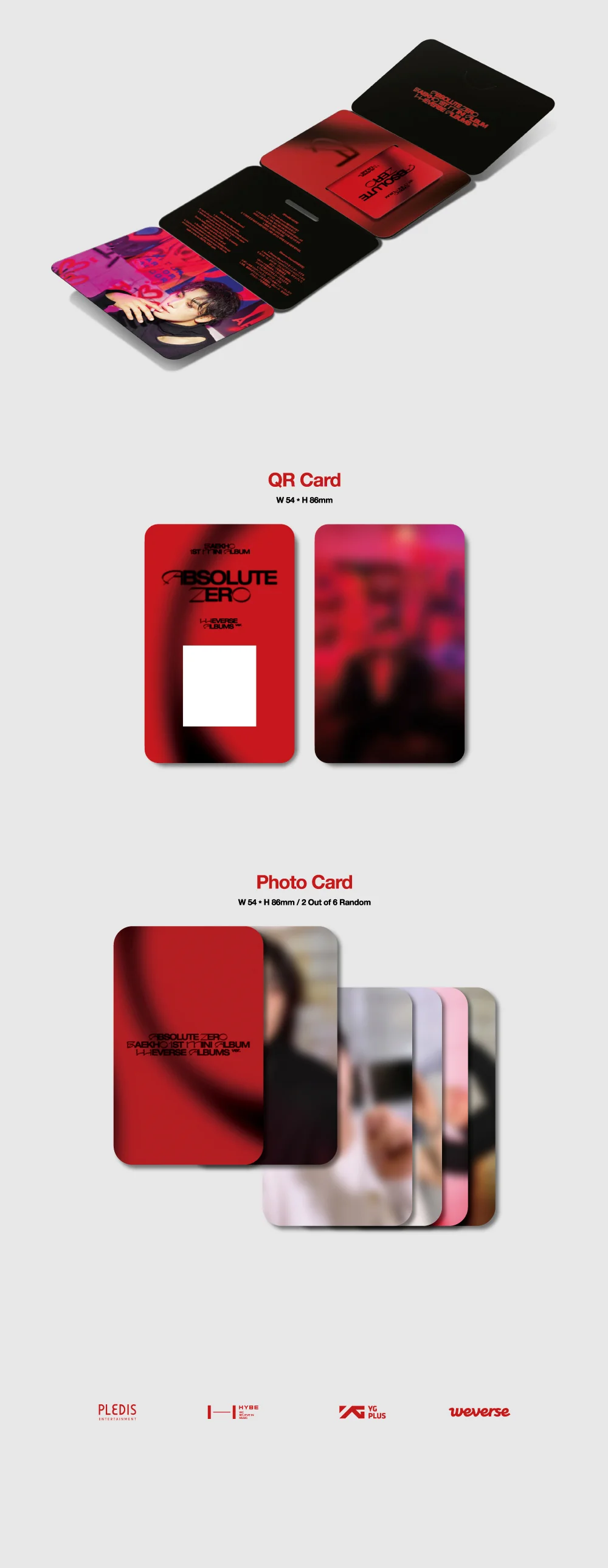 [WEVERSE ALBUM] BAEKHO - 1st Mini Album Absolute Zero Weverse Albums ver. - Image 3