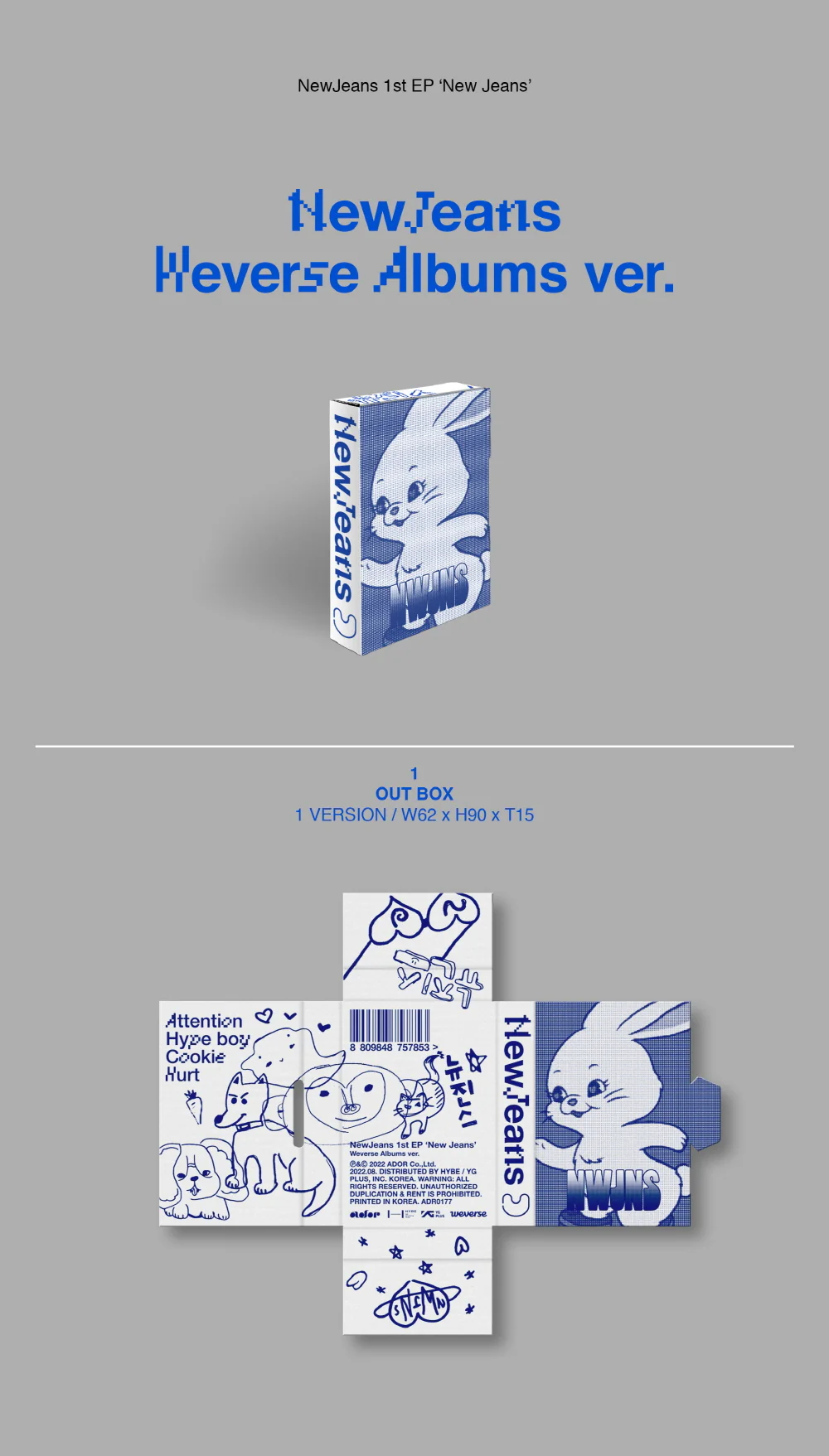NewJeans - 1st EP 'New Jeans' [WEVERSE ALBUM Ver.] - Image 2