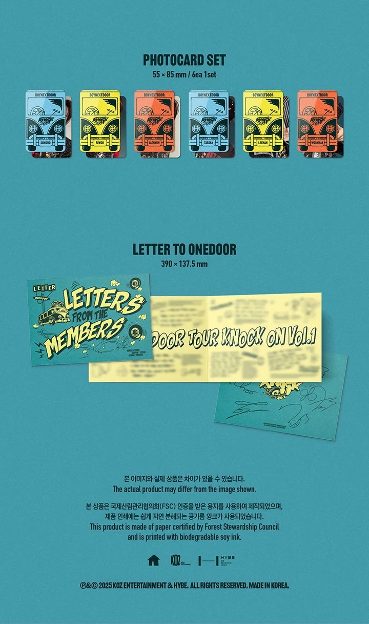 [WEVERSE EXCLUSIVE POB] BOYNEXTDOOR TOUR KNOCK ON Vol.1 - Image 6