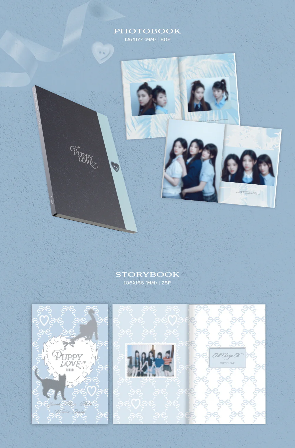 [WEVERSE EXCLUSIVE POB] ILLIT PHOTOBOOK I'll change it : PUPPY LOVE - Image 3