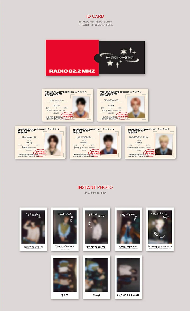 TXT TOMORROW X TOGETHER 2024 DECO KIT - Image 6