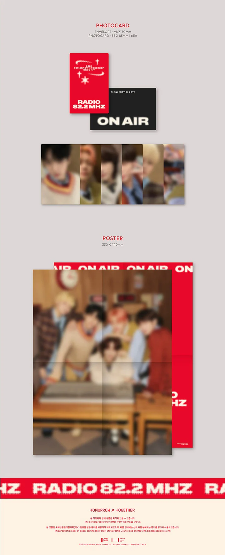 TXT TOMORROW X TOGETHER 2024 DECO KIT - Image 8