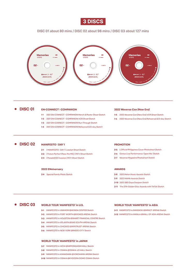 ENHYPEN - Memories : STEP 2 DVD - Image 5