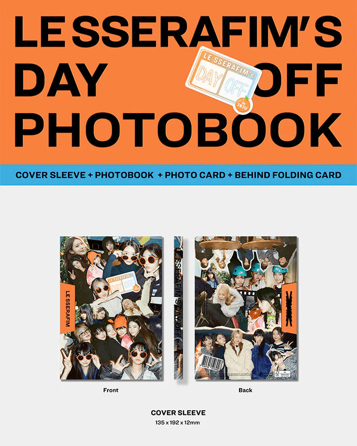 [WEVERSE POB] LE SSERAFIM's DAY OFF IN JEJU PHOTOBOOK+Pre-Order Benefit - Image 2