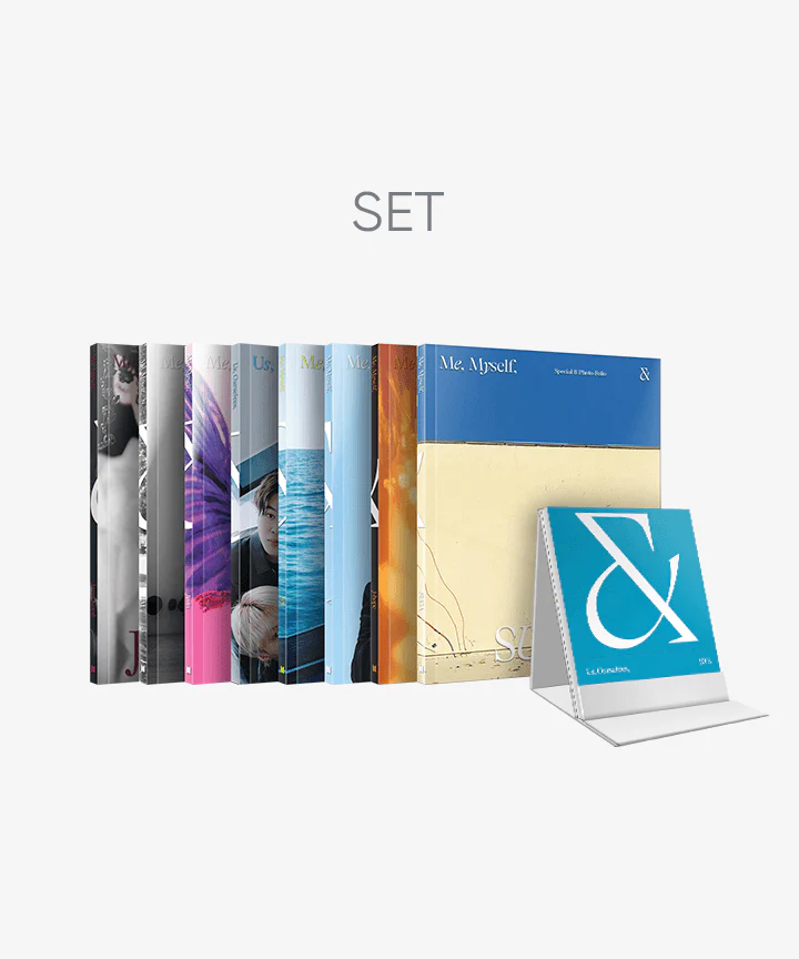 [WEVERSE POB / RELEASE JUNE 15] Special 8 Photo-Folio SET 8 Photobooks+Acrilyc Book Case+Postcards Set / EXPRESS SHIPPING