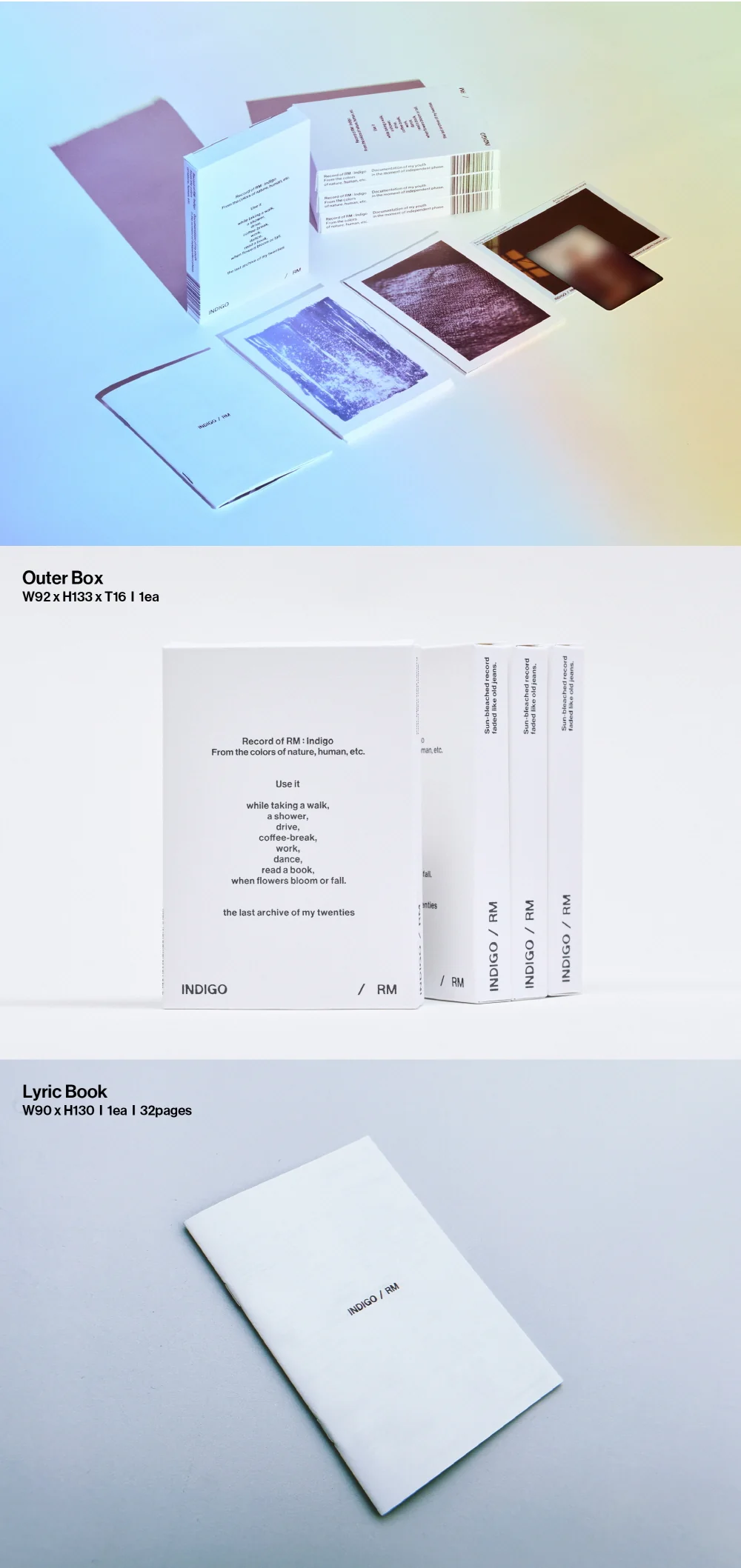 [WEVERSE POB] RM (BTS) - Indigo (Postcard Edition) [Weverse Albums ver.] + Pre-Order Benefit - Image 3