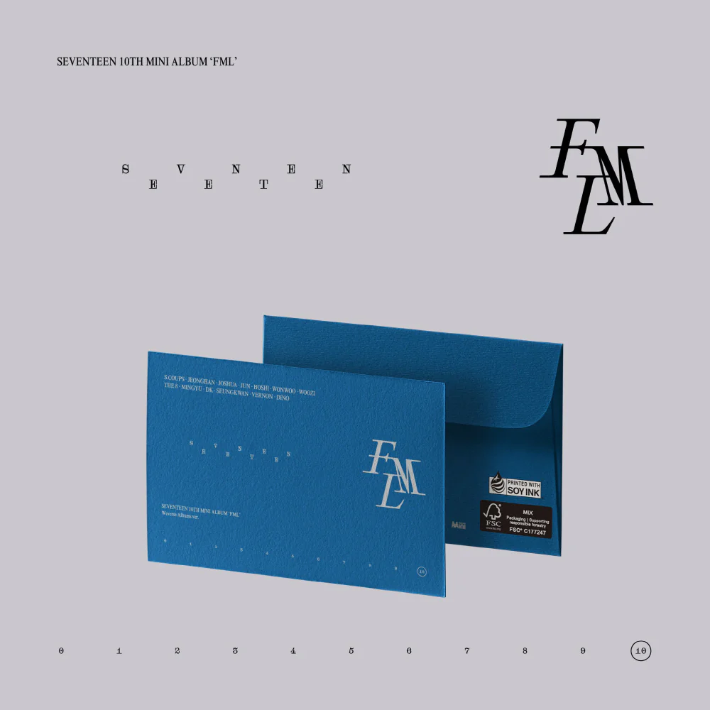 [WEVERSE POB] SEVENTEEN - 10th Mini Album [FML] WEVERSE ALBUMS VER.