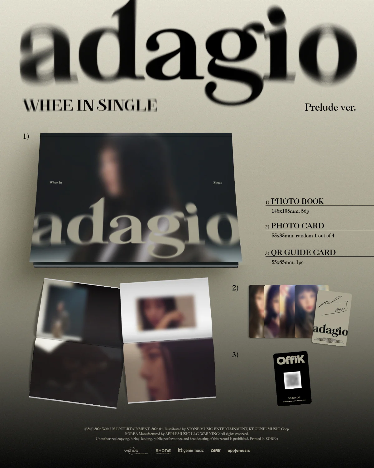 Whee In - Single Album adagio [Prelude ver.] - Image 2