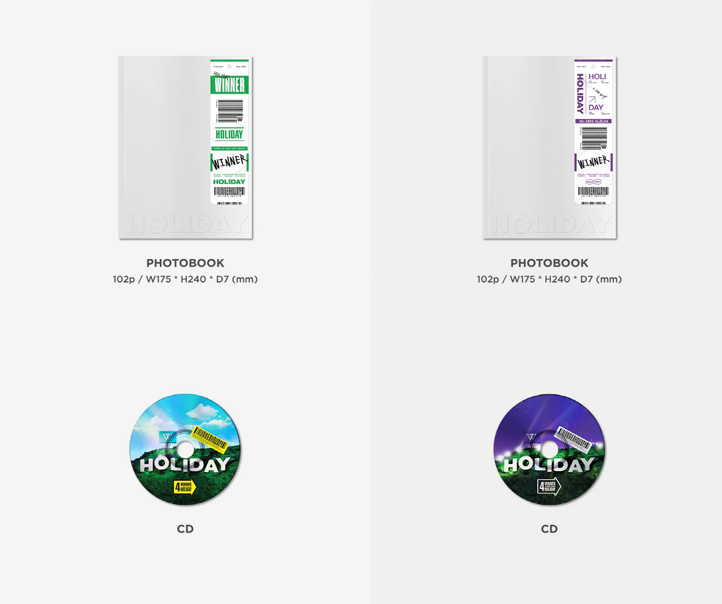 WINNER - HOLIDAY [PHOTOBOOK ver.] 4th Mini Album - Image 3