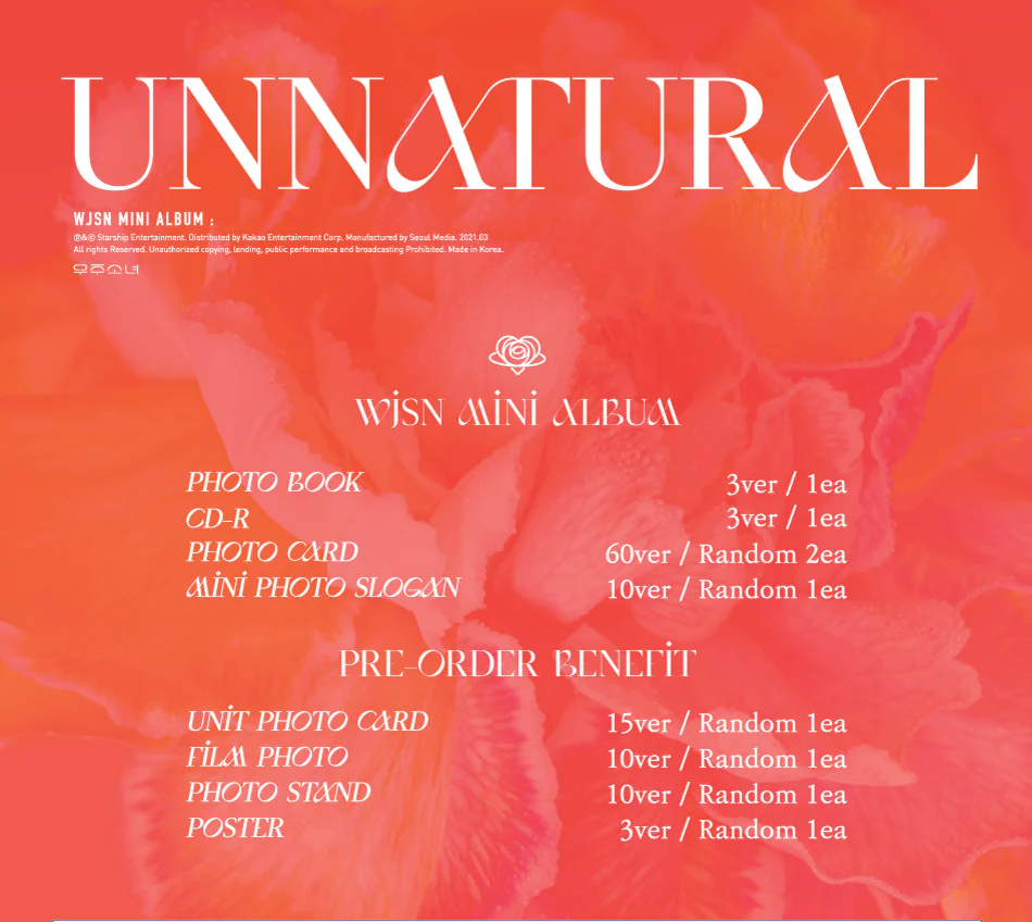 WJSN COSMIC GIRLS - 9th Mini Album UNNATURAL - Image 2