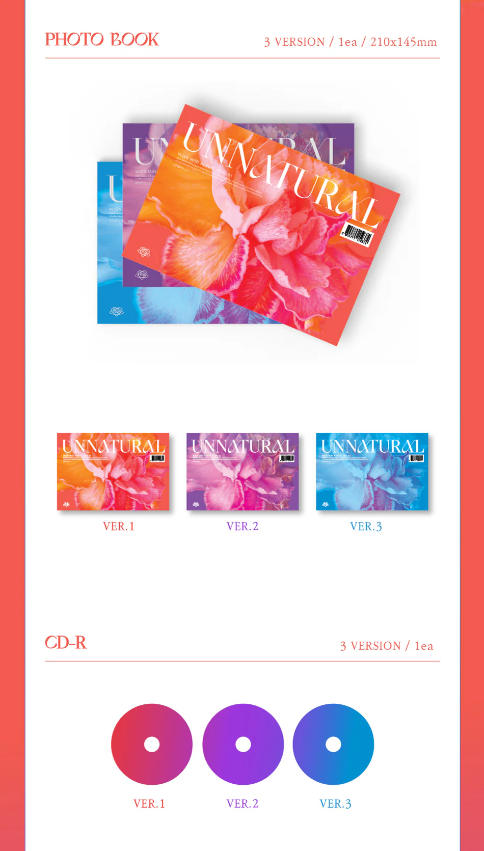 WJSN COSMIC GIRLS - 9th Mini Album UNNATURAL - Image 3