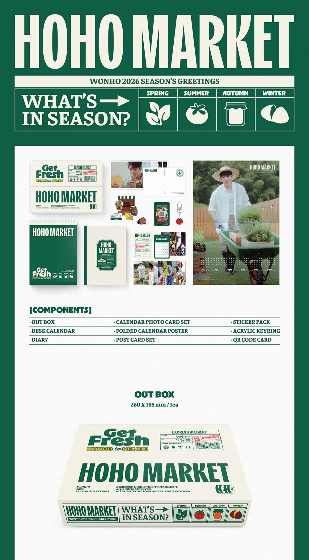 WONHO 2026 SEASON'S GREETINGS [HOHO MARKET] - Image 2