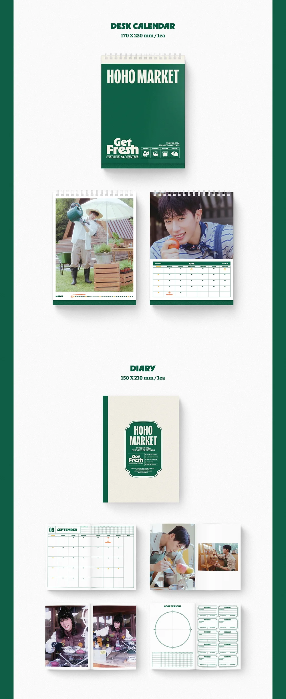 WONHO 2026 SEASON'S GREETINGS [HOHO MARKET] - Image 3