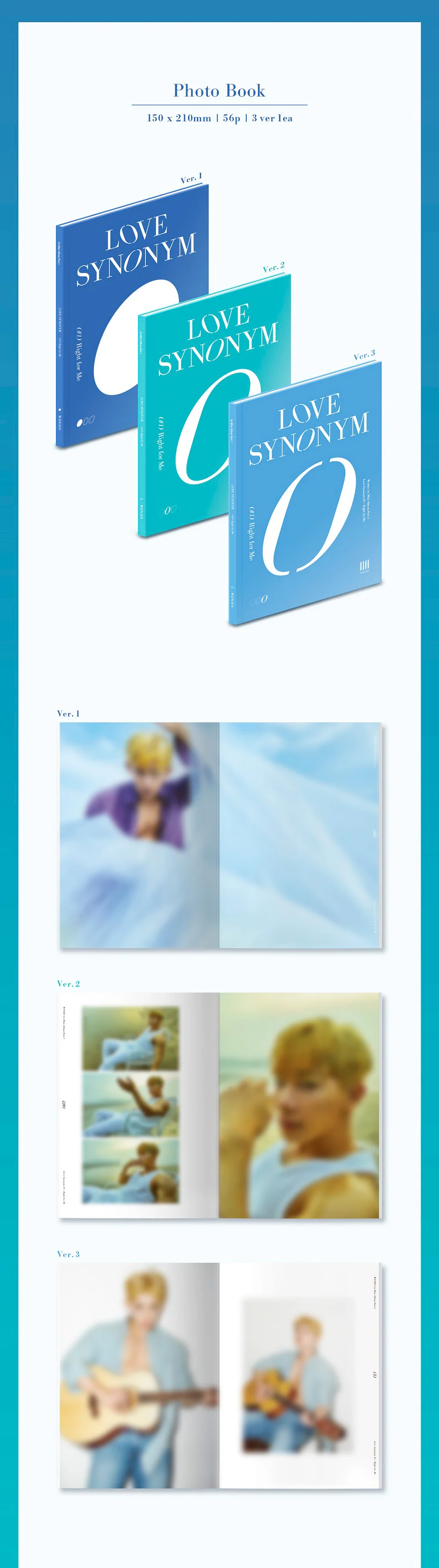 WONHO - LOVE SYNONYM #1. Right for me (1st Mini Album) - Image 4