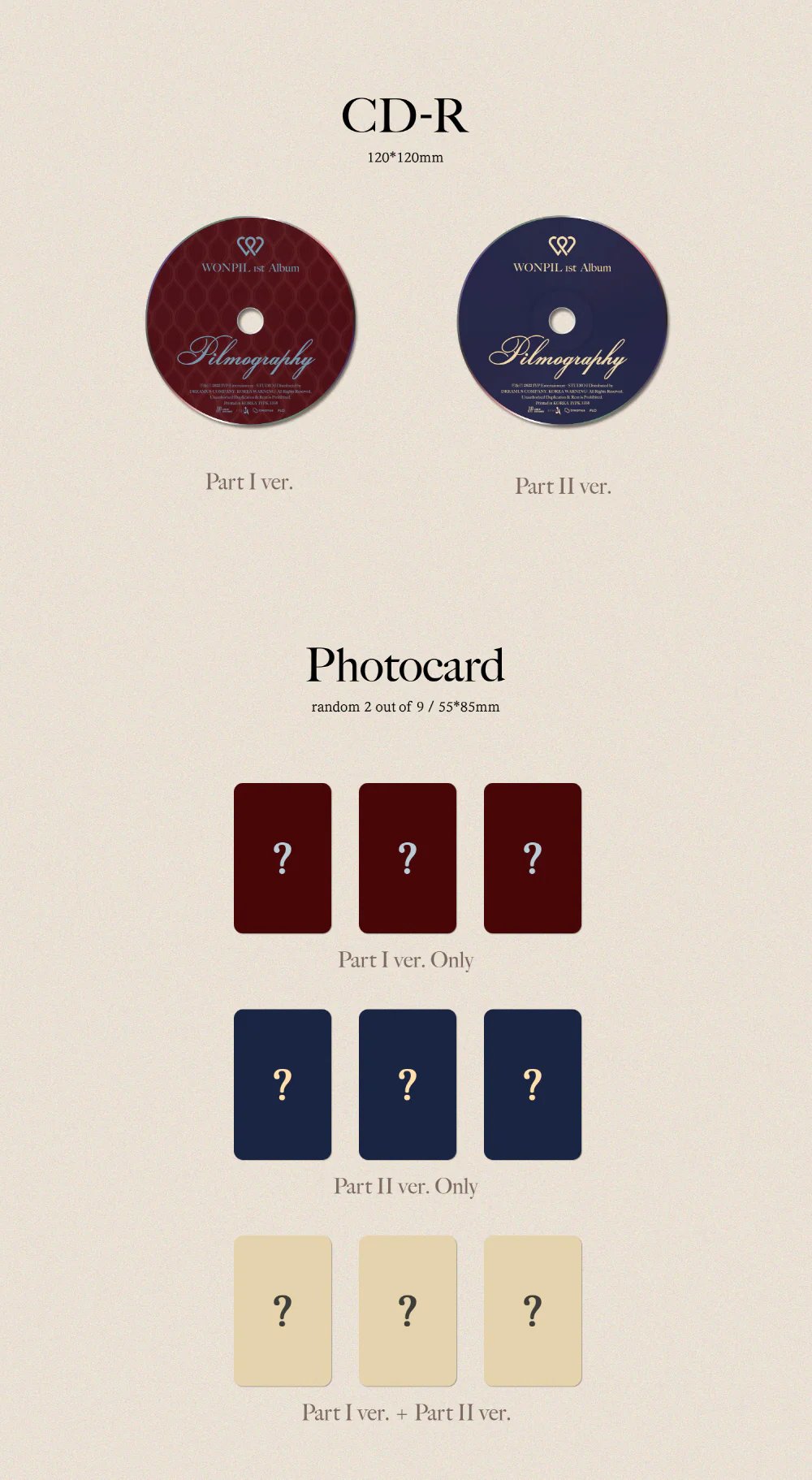WONPIL DAY6 - Pilmography (Vol.1) Album+Free Gift - Image 4