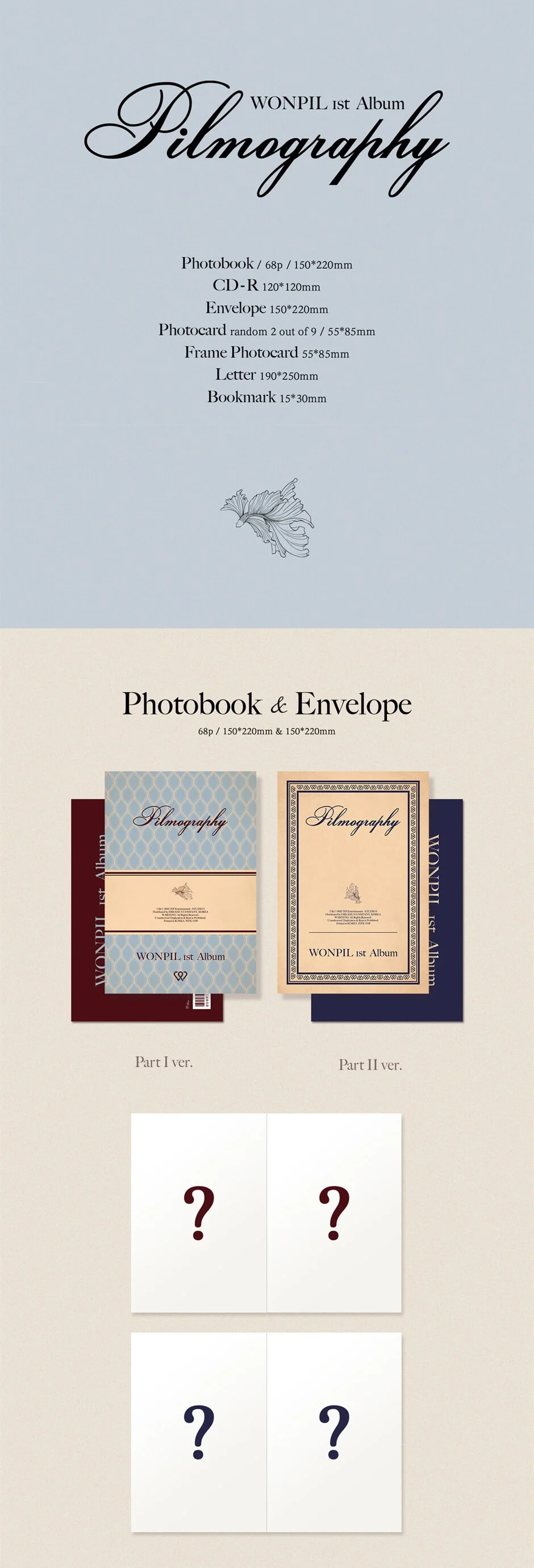 WONPIL Day6 - Vol.1 Pilmography [2 ver. Set] - Image 2