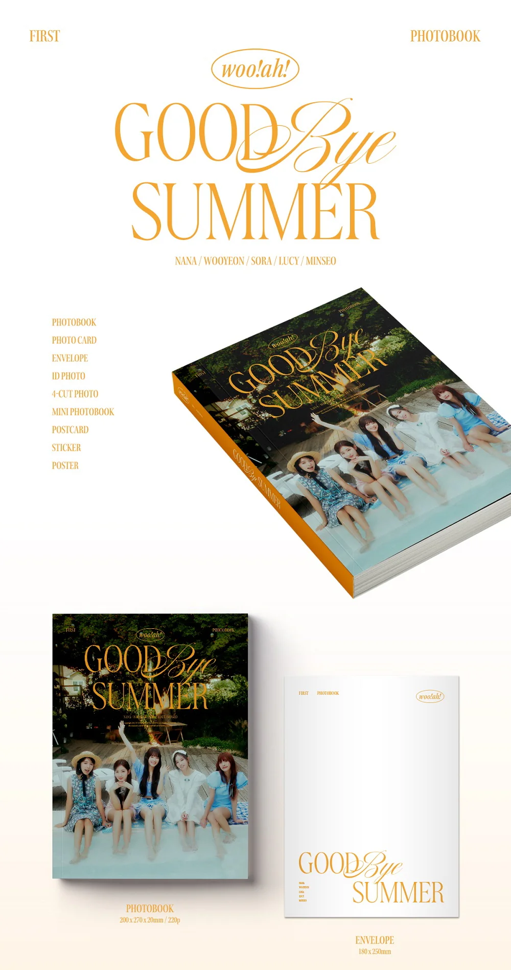 woo!ah! - 1st Photobook GOODBYE SUMMER - Image 2