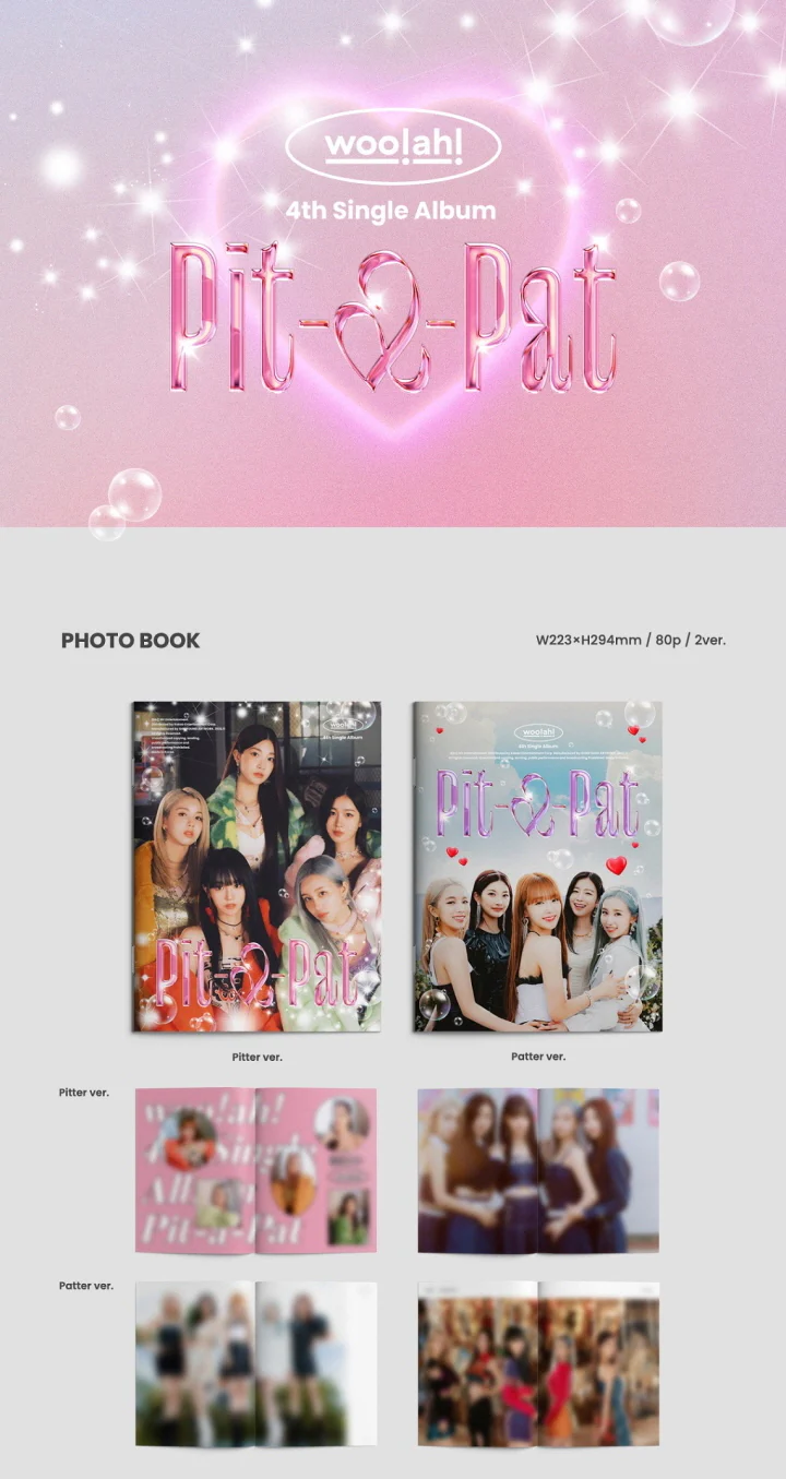 woo!ah! - 4th Single Album [Pit-a-Pat] - Image 2