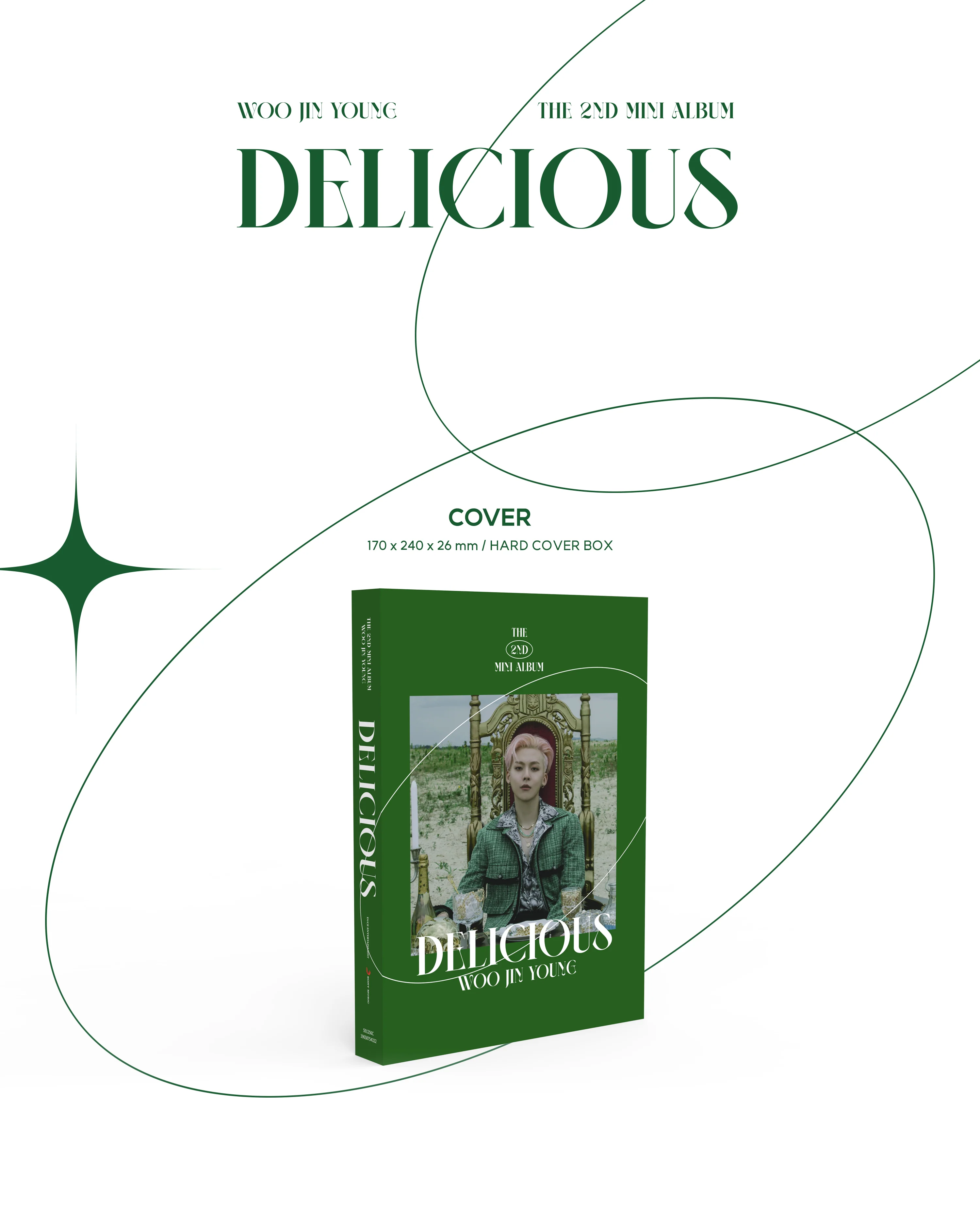 WOO JIN YOUNG - DELICIOUS +Folded Poster - Image 2