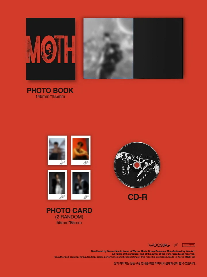 WOO SUNG THE ROSE - MOTH (EP) Album - Image 3
