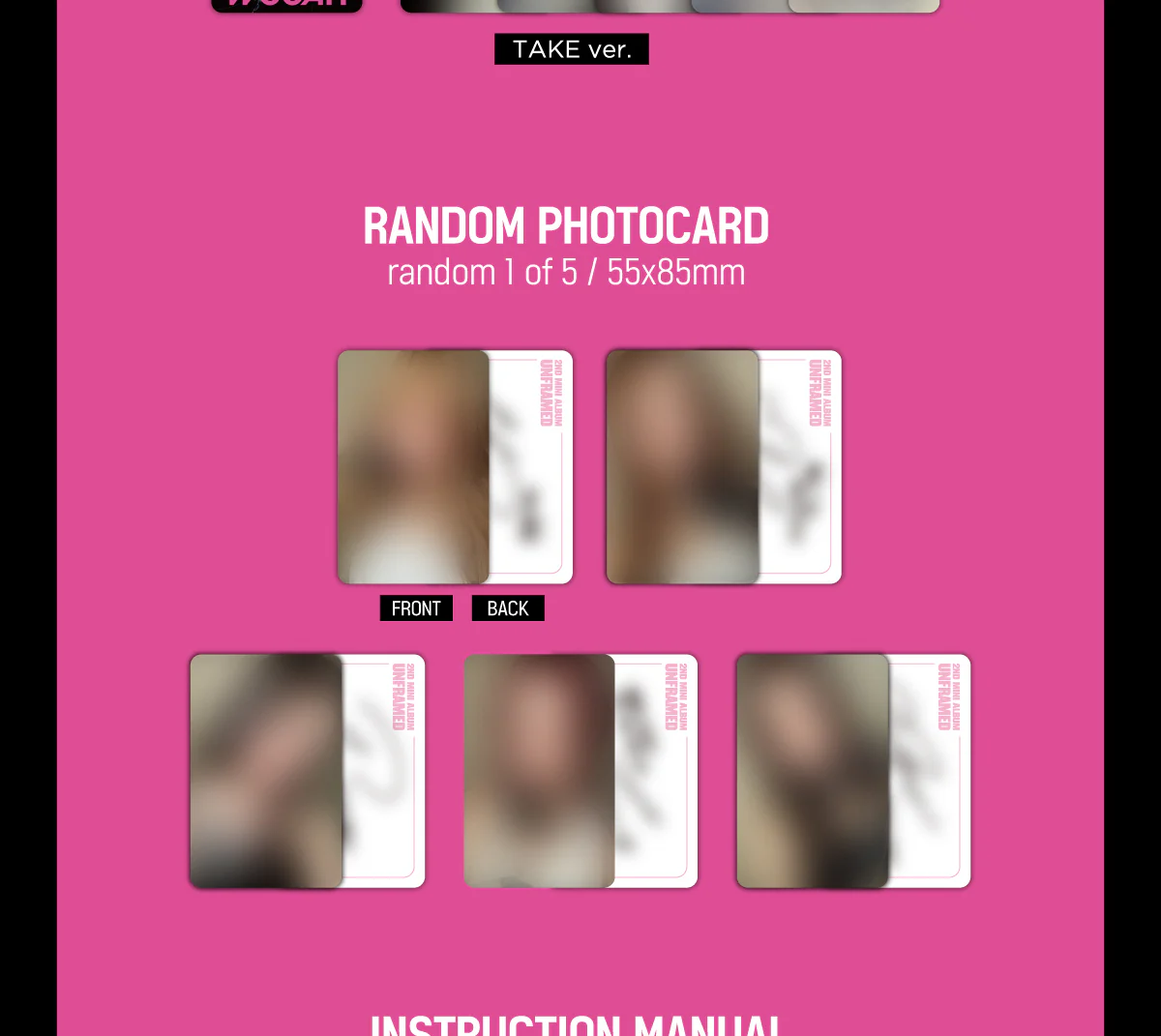 WOOAH - 2nd Mini Album Unframed Stayg Albums version - Image 4
