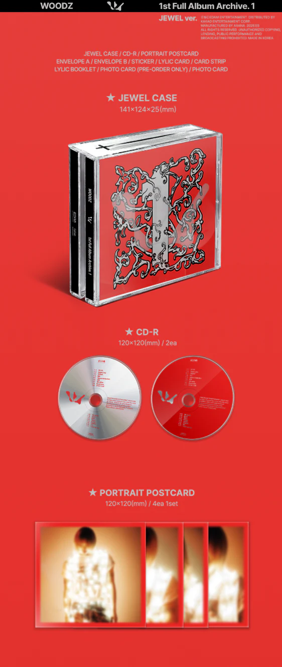 WOODZ - 1st Full Album Archive 1 [Jewel Ver.] - Image 2
