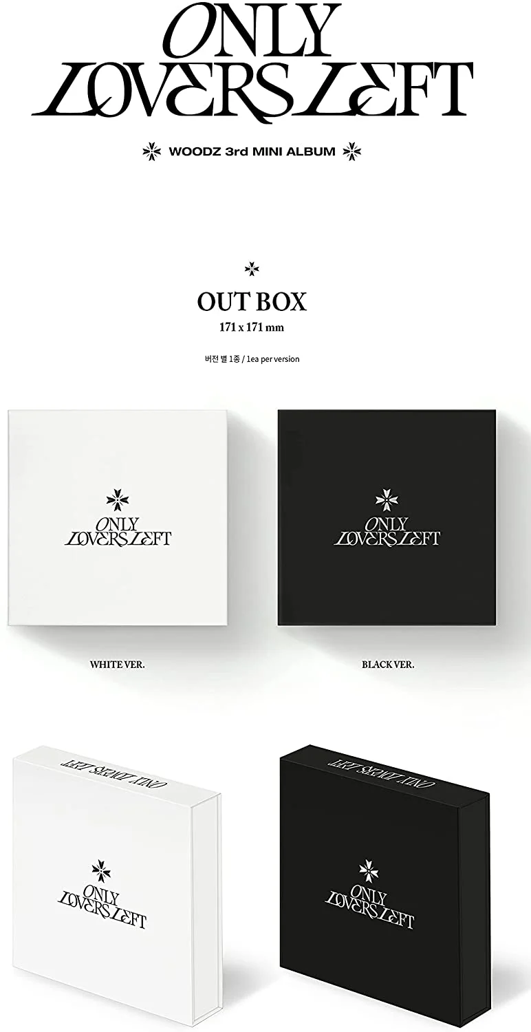WOODZ CHO SEUNG YOUN - ONLY LOVERS LEFT (3rd Mini Album) Album (2ver. Set) - Image 2