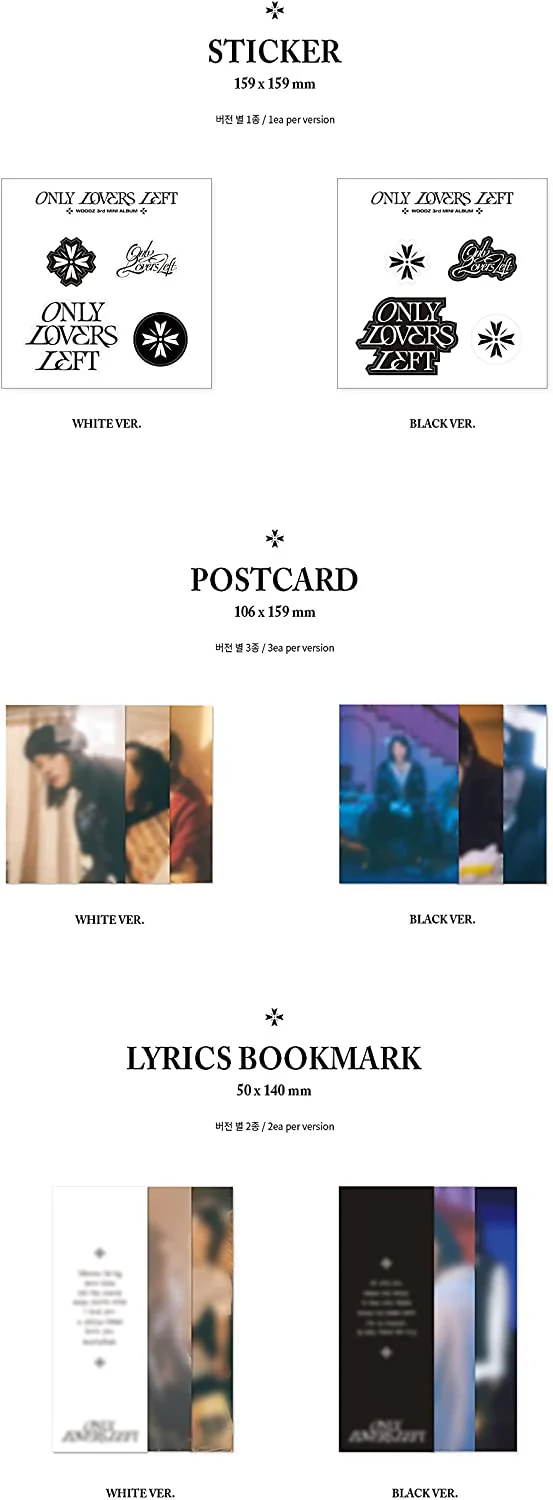 WOODZ CHO SEUNG YOUN - ONLY LOVERS LEFT (3rd Mini Album) Album (2ver. Set) - Image 4