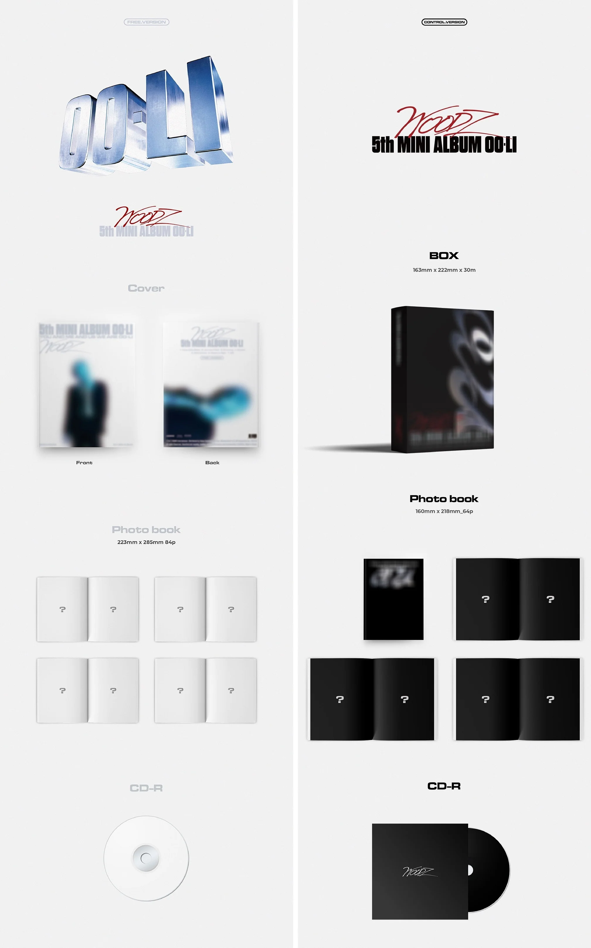 WOODZ CHO SEUNG YOUN - OO-LI (5th Mini Album ) CD - Image 4